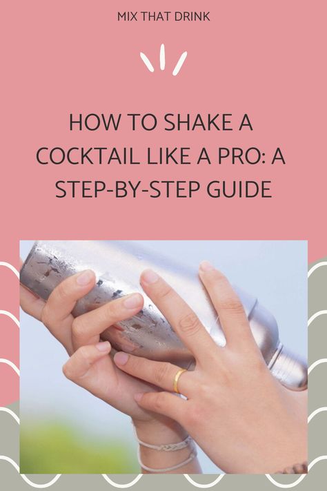 Shaking a cocktail is an essential skill for home bartenders. Learn how to shake a cocktail the right way so all the ingredients mix together deliciously. Bartender Tips And Tricks, Beginner Bartender, Bartending Pour Count, Classic Cocktail Recipes Bartenders, Bartender Shaking Cocktail, Bartending 101, Bartending Tips, Top Cocktails, Mixer Recipes