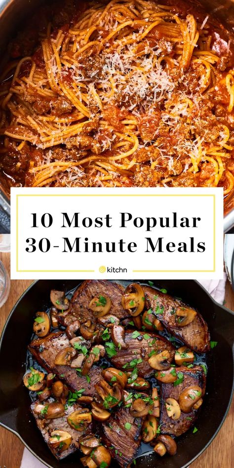 30 Minute Meals Healthy, 30 Min Meals, 30 Minute Meals Easy, 30 Minute Dinners, Fast Dinner Recipes, Favorite Recipes Dinner, Weight Watchers Desserts, Fast Dinners, Quick Dinner Recipes