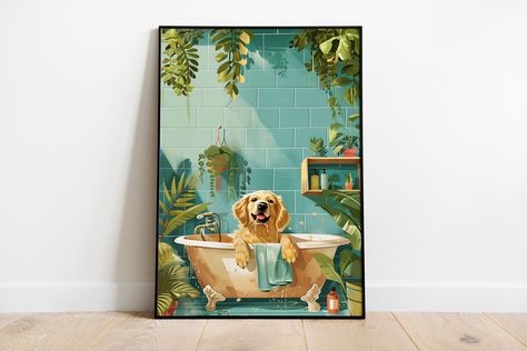 Dog bathroom decor