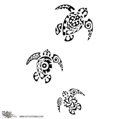 Sister Turtle Tattoos, Hawaiian Sea Turtle Tattoo Design, Polynesian Turtle Tattoo Design, Tattoo Brother And Sister, Polynesian Turtle Tattoo, Sea Animal Tattoos, Celtic Turtle, Turtles Tattoo, Polynesian Tattoo Design