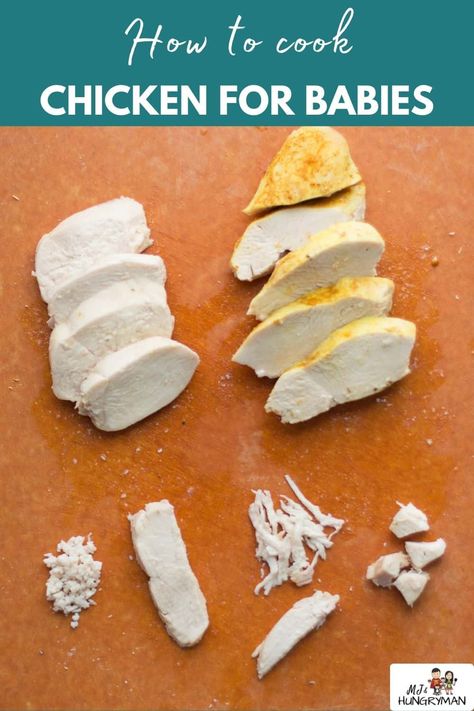 Chicken Recipes For Baby Led Weaning, Chicken Blw Baby, Chicken For Baby Led Weaning, Pureed Chicken Baby Food, Chicken Puree Recipes For Baby, Blw Chicken Recipes, Meat Baby Food Recipes, Chicken Puree For Baby, Chicken Toddler Recipes