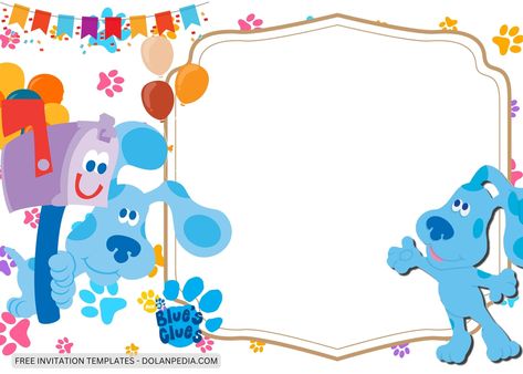 Download  7+ Blue's Clues Birthday Invitation Templates Blue's Clues Birthday, Bird Birthday Invitations, Daisy Baby Shower Invitations, Clue Party, Dance Party Invitations, Daisy Baby Shower, Bird Birthday, Blue's Clues, Blue’s Clues