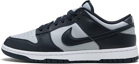 Nike mens Dunk Low Nike Dunk Low Georgetown, Sneaker Release, Nike Mens, Nike Fashion, Grey Shoes, Trendy Sneakers, Orange Fashion, Nike Dunk Low, Athletic Fashion