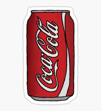 Coca Cola Can Sticker Coca Cola Can, Iphone Stickers, Preppy Stickers, Homemade Stickers, Red Bubble Stickers, Cute Laptop Stickers, Bubble Stickers, Tumblr Stickers, Hydroflask Stickers