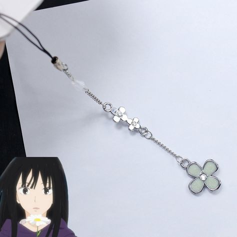 Kimi Ni Todoke Keychain, Sawako Keychain, Sawako Phone Charm, Sawako Style, Anime Kimi Ni Todoke, Kuronuma Sawako, Anime Necklace, Art Kits For Kids, Comics Anime