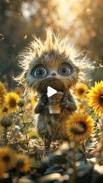 Melanie on Instagram: "Enjoy your morning coffee on a fuzzy friday ☕️✨️

.
#coffeemood #coffeelover #fuzzyfriday #fuzzyfriends #cutemonster #morningsun #sunflower" Fall Good Morning, Morning Coffee Funny, Inspiring Videos, Good Morning Friday, Pet Videos, Beautiful Days, Friday Morning, Cute Monsters, Coffee Humor