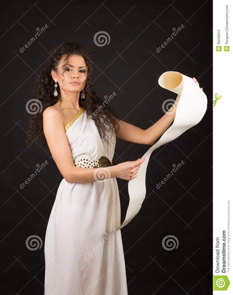 Ancient Greece Woman Holding A Scroll Stock Photo - Image of document, curl: 39243512 Holding Scroll Reference, Greece Women, Photo Moment, Life Drawing Reference, Women Writing, Pose References, Human Poses Reference, Poses Reference, Art Idea