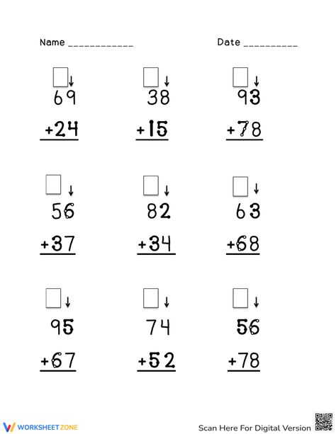 Math Doubles, Touch Math, Double Digit Addition, Dots