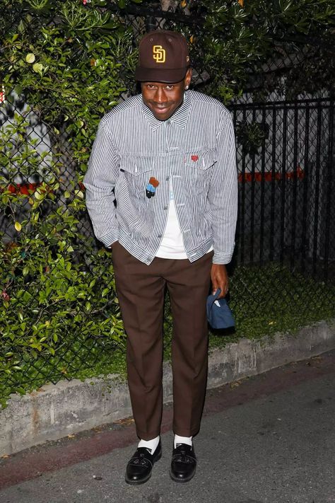 Tyler The Creator Fashion, Tyler The Creator Outfits, Loafers Men Outfit, Streetwear For Men, Classy Outfits Men, Street Style Outfits Men, Street Fashion Men Streetwear, Mens Fashion Inspiration, Guys Clothing Styles