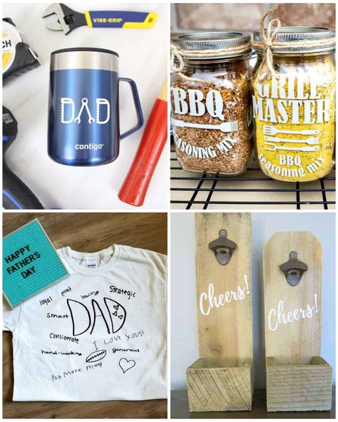 New Post On Our Crafty Mom Finding the perfect Father’s Day gift can be difficult! These creative Cricut ideas will make any special dad or father figure feel loved. Father’s Day is just around the corner, and if you’re looking for a thoughtful and unique gift to give your dad, look no further than your trusty Cricut machine! Father’s Day Cricut … Fathers Day Cricut Projects, Fathers Day Cricut Ideas, Diy Winter Wonderland Decorations, Cricut Valentines Projects, Diy Hostess Gifts, Spring Diy Projects, Mini Gifts, Father's Day Activities, Winter Wonderland Decorations