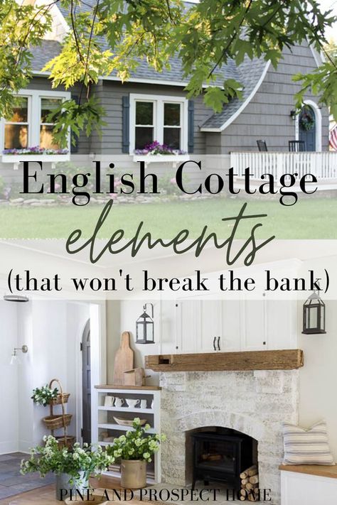 Small Cottage Homes Interior Kitchen, Beautiful Cottage Homes Interiors, Transitional English Cottage, Cozy Cottage Kitchen English Country, Old English Cottage Interiors Bedroom, Vintage Cottagecore Bathroom, English Country Cottage Decor, Transitional Cottage Style, English Cottage Decorating Ideas