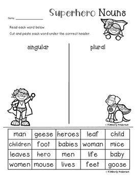 Superheroes: Superheroes Card Sort and Worksheet (Singular Vowel Teams Worksheets, Cute Superhero, Cvcc Words, 3rd Grade Activities, Sight Word Coloring, Vowel Teams, Superhero Classroom, Spelling Worksheets, Magic E