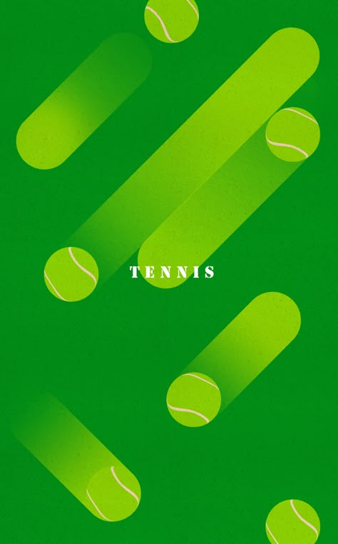 Behance :: Search Movement In Typography, Tennis Typography, Simple Shapes Design, Movement Graphic Design, Minimalist Cover Design, Movement In Design, Tennis Illustration, Graphic Design Professional, Tennis Magazine