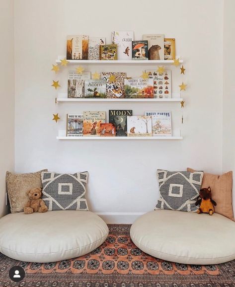 Toddler Reading Nooks, Bedroom Reading Corner, Reading Corner Kids, Kids Rooms Inspo, Big Kids Room, Kids Room Inspiration, Nursery Baby Room, Toddler Bedrooms, Reading Corner