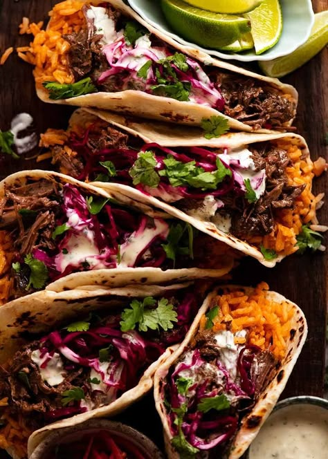 Beef Barbacoa - Mexican Pulled Beef Mexican Pulled Beef, Barbacoa Tacos, Beef Barbacoa, Recipe Tin Eats, Tin Eats, Mexican Shredded Beef, Pulled Beef, Barbacoa Beef, Mexican Beef