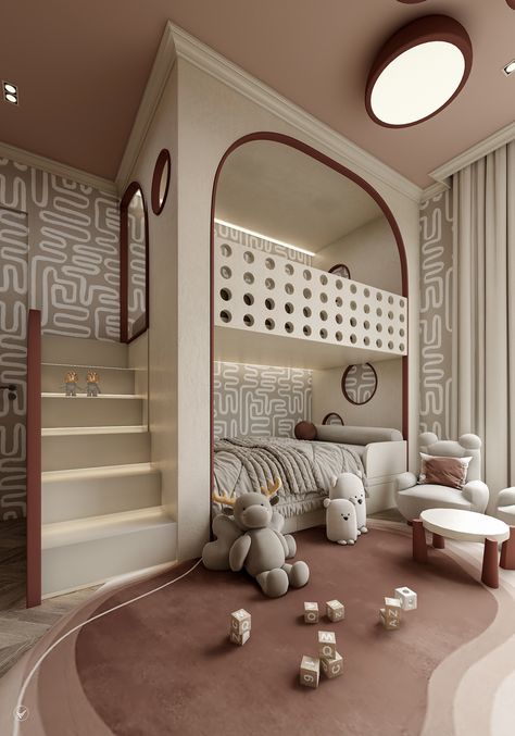 KIDS BEDROOM :: Behance Modern Kids Room Design, Luxury Kids Bedroom, Luxxu Modern Design Living, Circu Magical Furniture, Magical Furniture, Kids Room Lighting, Modern Kids Bedroom, Modern Kids Room, Kids Bedroom Inspiration