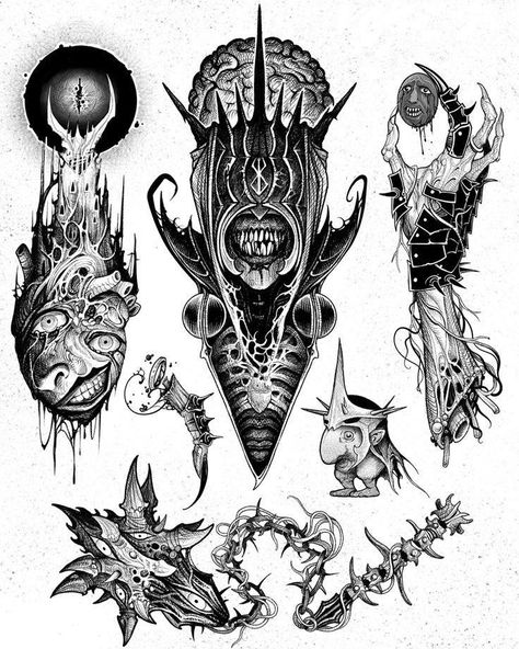 Sauron Gauntlet Tattoo, Behelit Tattoo Design, Berserk Sleeve Tattoo, Berserk Back Tattoo, Berserk Monsters, Berserk Brand Of Sacrifice Tattoo, Behelit Tattoo, Berserk Monster, Berserk Tattoo Design