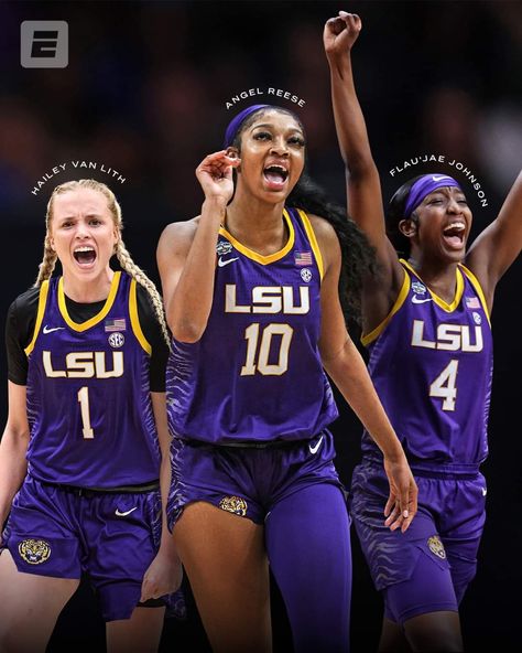 Wnba Women Teams, Lsu Girls Basketball, Angel Reese And Flau’jae, Haley Van Lith Basketball, Lsu Basketball Women, Women’s Basketball, Lsu Womens Basketball, Lsu Volleyball, Hailey Van Lith