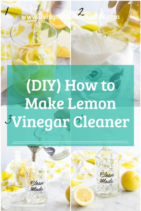 Lemon Vinegar Cleaner, Vinegar Cleaner Recipe, Lemon Cleaning, Natural Cleaning Supplies, Vinegar Cleaner, Lemon Vinegar, Grapefruit Peel, Diy Household Cleaners, Natural Cleaner