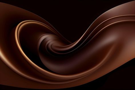 Photo brown and black background with a ... | Premium Photo #Freepik #photo #chocolate-day #cacao #cocoa-background #cocoa Cocoa Background, Wavy Pattern, Vector Photo, Premium Photo, Bon Appetit, Black Background, Dark Chocolate, Black Backgrounds, Cocoa