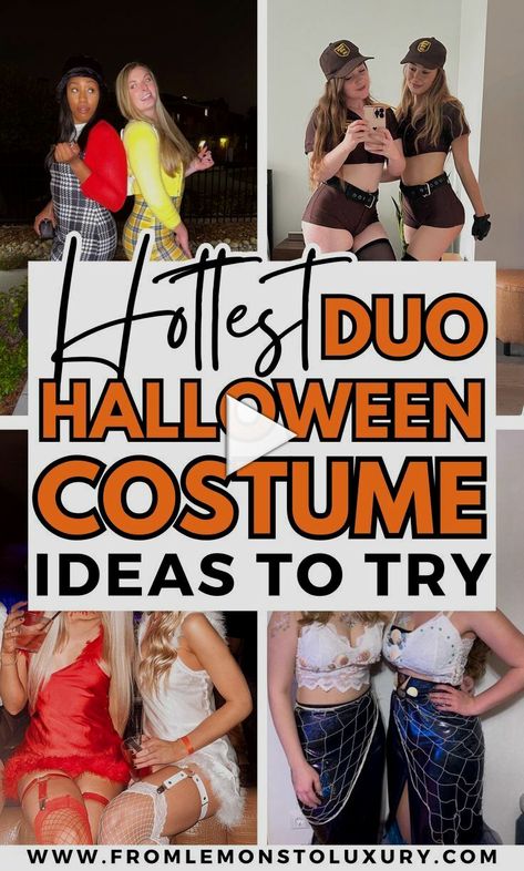 Halloween Costumes Boy And Girl, Diy Cute Halloween Costumes, Halloween Costumes Bff, Halloween Costumes Couple, Halloween Costumes Cute, Dorothy Halloween Costume, Halloween Costume Ideas Duo, Halloween Costumes Funny, Halloween Costumes Women Creative