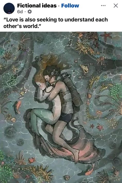 Tall Drawing Reference, Mermaid In Love, Surreal Illustration, Mermaid Stories, Sleep Dream, Mermaid Drawings, Mermaid Pictures, Mermaid Aesthetic, Mermaid Lover