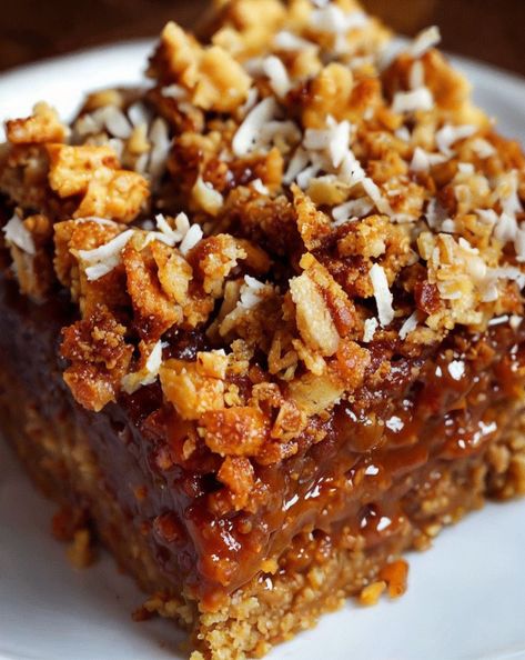 Indulge in sweet nostalgia with our easy Kentucky Sawdust Pie! Packed with coconut, pecans, and graham crumbs, it's a Southern dessert delight. #Dessert #Southern #Pie #Baking #Kentucky Kentucky Pecan Pie, Sawdust Pie, Sweet Pecans, Delight Dessert, Caramel Cake Recipe, Favorite Pie Recipes, Pie Baking, Comfort Desserts, Southern Desserts