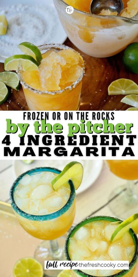 3 reviews · 3 hours · Serves 4 · The best 4 ingredient Simple Margarita Recipe out there, frozen or on the rocks. By the pitcher for a crowd, these are hands down the best and easiest margarita recipe with a surprise ingredient… Pitcher Mango Margarita Recipe, Gallon Margarita Recipe, Blended Margarita Recipe, Simple Margarita Recipe, Dairy Free Cocktails, Pitcher Margarita Recipe, Simple Margarita, Mango Margarita Recipe, Pitcher Of Margaritas