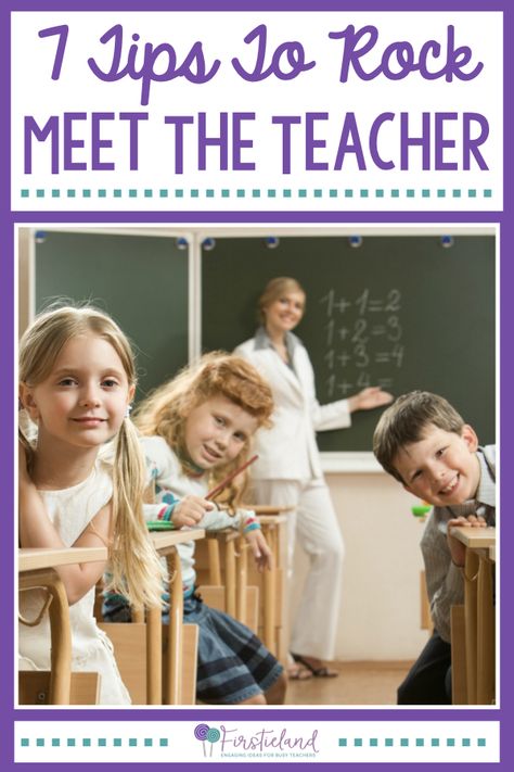 7 Tips To Rock Your Meet The Teacher Night - Firstieland Teacher Meeting Outfit, Student Mailboxes, Teacher Meeting, Meet The Teacher Night, Free School Supplies, Parent Teacher Meeting, Meet The Teacher Template, Meeting Outfit, Student Numbers