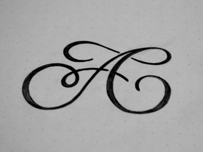 AC monogram Ac Tattoo, Ac Monogram, Handwritten Typography, Initial Tattoo, Embroidery Letters, Designer Logo, Wedding Tattoos, Initials Logo, Letter Logo Design