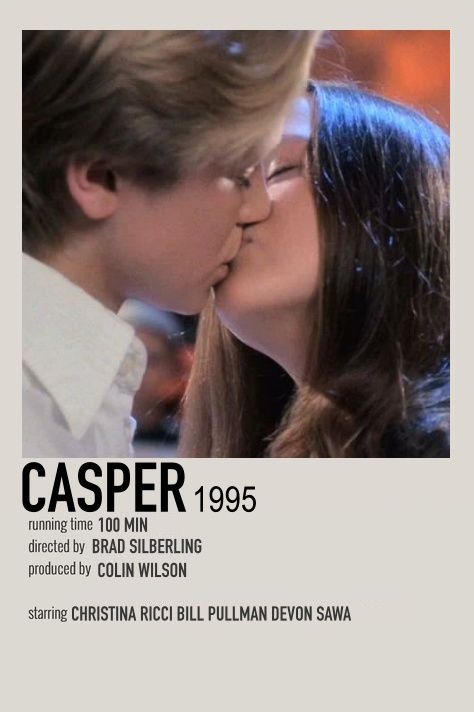 Casper Poster, Casper Film, Casper 1995, Devon Sawa, Girly Movies, Polaroid Poster, Film Posters Vintage, Movie Poster Wall, 90s Movies