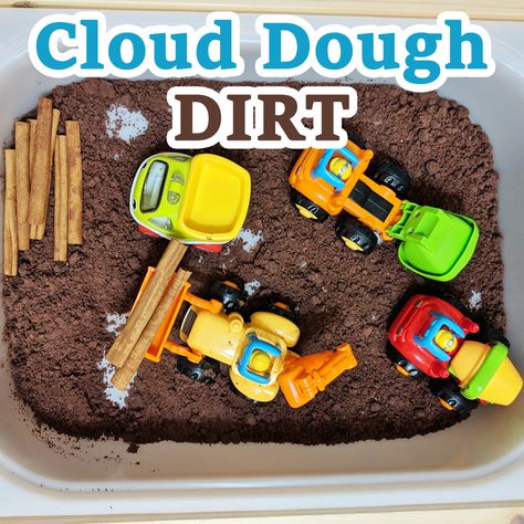 Cornstarch And Conditioner, Rainforest Diorama, Edible Dirt, Flag Cake Recipe, Dirt Recipe, Chocolate Dirt, Twig Stars, Toddler Sensory Bins, Diy Playdough