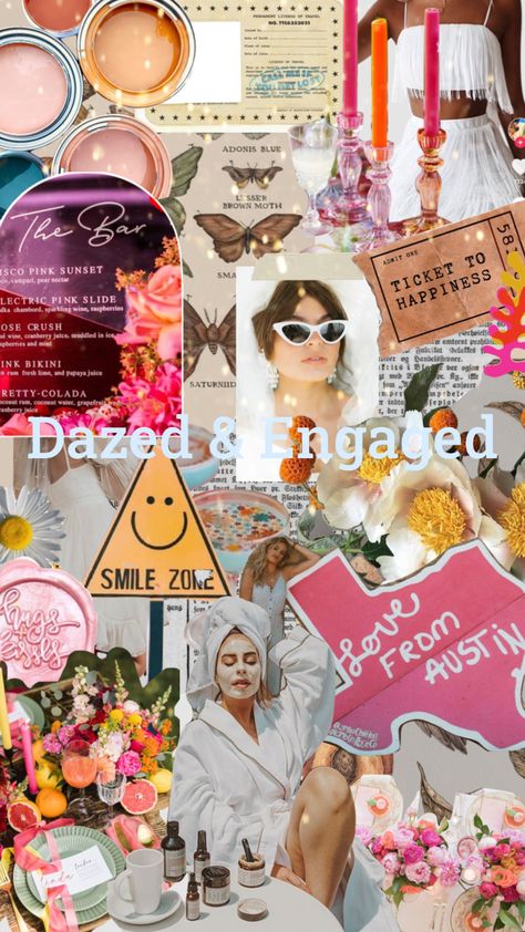 Dazed And Engaged Theme, Bachelorette Party 2023, Bachelorette Dazed And Engaged, Dazed & Engaged, Bachellorete Themes, Dazed And Confused Bachelorette Party, Bachelorette Day Themes, Bachelorette Party Themes 2023, 2023 Bachelorette Trends