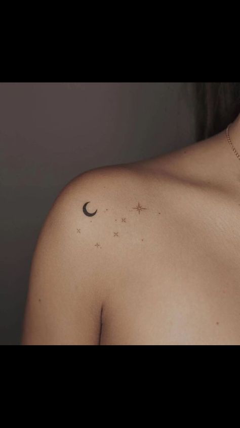 Crescent Moon Tattoos For Women, Small Lotus Tattoo, Soft Tattoo, Tatoo Inspiration, Crescent Moon Tattoo, Moon Tattoo Designs, Lotus Tattoo, Tattoo Feminina, Dainty Tattoos