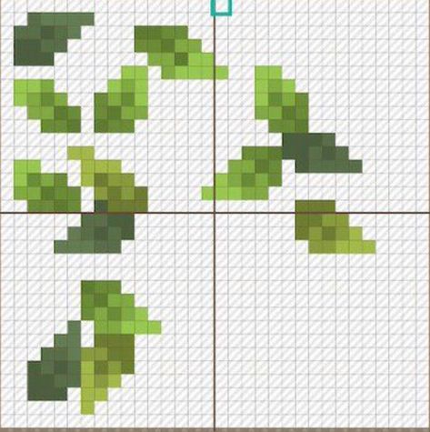 Animal Crossing Leaf Pattern, Acnh Easy Designs, Animal Crossing Custom Design Patterns Grid, Pixel Art For Animal Crossing, Acnh Pixel Art Grid, Acnh Path Grid, Animal Crossing Grid Design, Acnh Design Grid, Acnh Wallpaper Design Codes