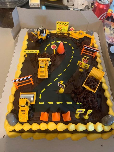 Construction Birthday Cake, Construction Cake, Construction Party, Happy 2nd Birthday, Construction Birthday, Dessert Decoration, Activities To Do, My Photos, 2nd Birthday