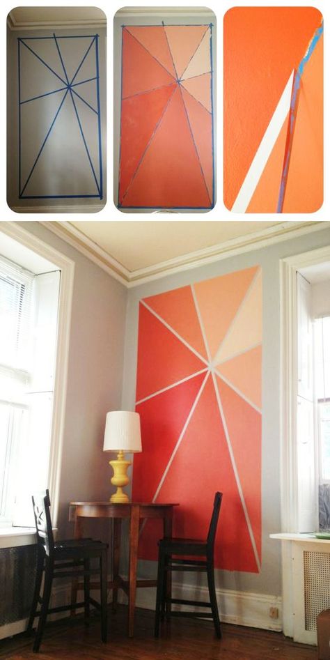 Ideas de diseño a la pared./ Layout ideas to the wall. #design Diy Wall Painting, Diy Wand, Decor Ikea, Decor Studio, Wall Paint Designs, Design Seeds, Bedroom Paint, Room Paint, Design Case