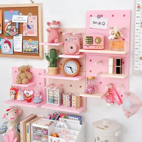 PRICES MAY VARY. 💕【DIY Shelves for Wall】: Each of our square shelve size measured 8.66''x8.66''/22x22cm, each comes with 2 layers. 💕【Quick Assembling】: No nails and no drills.Sturdy Structure. 💕【DIY Decorations】: Different decorations could be placed on your cupboard. 💕【Storage Scene】: Perfect for girls bedroom.Makeup storage, kitchen storage, desktop storage, bedroom storage, bathroom storage, living room storage, flower shelf storage and etc. 💕【Customer Service】: Any question let us know, Doorm Room, Cute Shelves, Plate Organizer, Flower Shelf, Pegboard Display, Diy Regal, Storage Bedroom, Storage Bathroom, Plate Storage