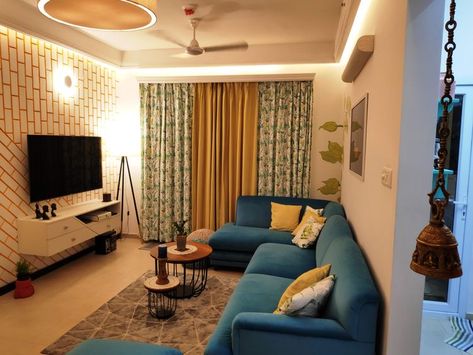 Very Small Living Room Ideas Indian, Small Living Room With Recliners Ideas, Tamil Veedu, Indian Living Room Decor Modern, Indian Room Decor, Indian Bedroom Decor, Indian Living Room, Simple Living Room Decor, Colourful Living Room Decor