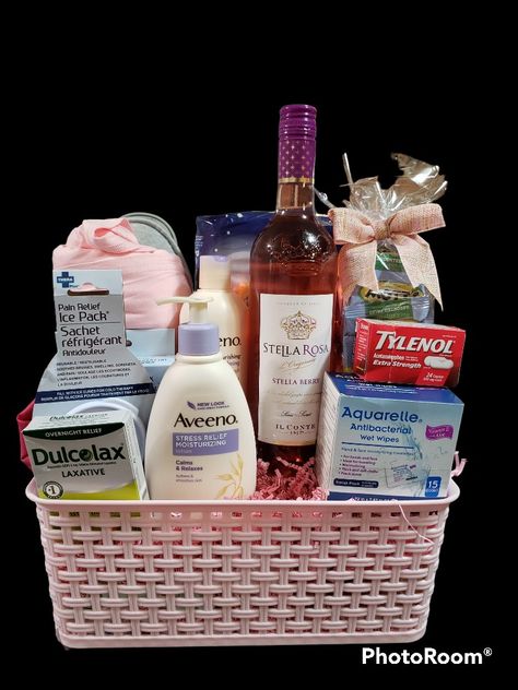 Mother Basket After Birth, Gift Baskets For Expecting Moms, Care Package For C Section Mom, Mom To Be Gift Ideas Care Packages, Delivery Basket For New Mom, Post Partum Basket Gift Ideas, Mom After Birth Gift Basket, Welcome Home Basket For New Mom, Labor Basket For Mom