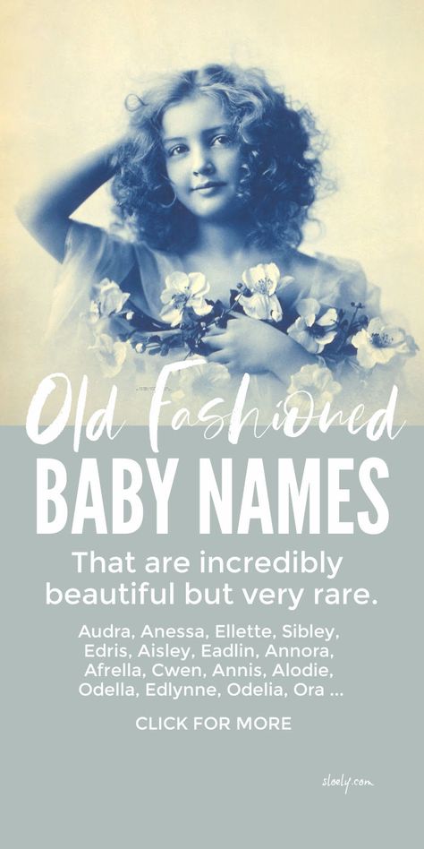 These old fashioned English baby names for girls are stunningly beautiful but incredibly rare so you can give your baby girl a gorgeous old fashioned name that has not become over popular. #babynames #girlsnames #oldfashionednames #rarenames #rarebabynames #girlsbabynames Old English Baby Names, Old Fashioned Female Names, English Names Girls, Old Timey Names, Rich Girl Names, French Girl Names, Old Fashion Girl Names, Old Female Names, Rare Baby Girl Names