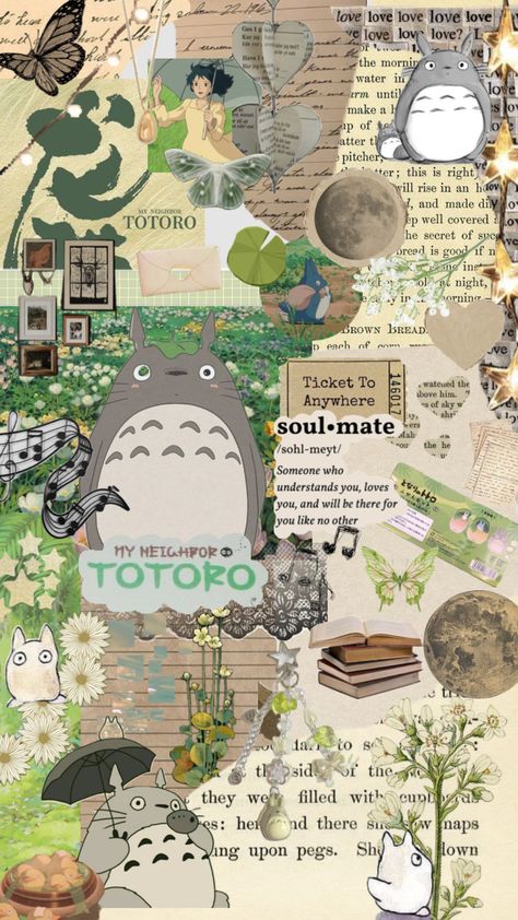 #totoro Totoro Aesthetic, Your Aesthetic, Connect With People, Creative Energy, Energy, Collage