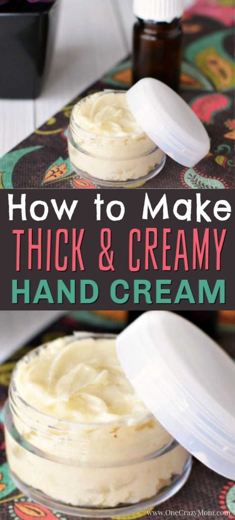 Homemade Hand Cream, Hand Cream For Dry Hands, Hand Cream Recipe, Diy Hand Cream, Hand Cream Homemade, Natural Hand Cream, Hand & Foot Cream, Natural Cleaning Recipes, Diy Body Butter