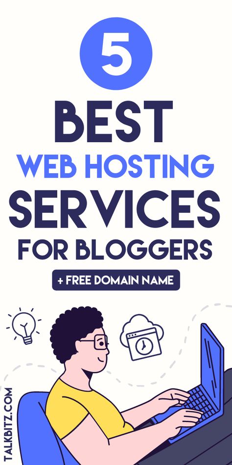 Choosing a web host can often be tricky. You have to decide what’s important to you and your blog. There’s a lot of information available, but how do you know which is the right one for you? That's why we've put together this list of the top 5 best web hosting services for bloggers. #webhosting Website Design Wordpress, Wordpress Website Design, Free Web Hosting, Free Domain, Web Hosting Services, Blogging For Beginners, Best Web, Blogging Tips, Affiliate Marketing