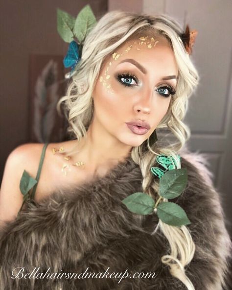 Whitney Renee’ Anderson***Orme*** Garden Fairy 🧚‍♀️ #makeup#MUA#makeupartist#art#hair#hairstylist#stylist#costume#costumedesign#fairy#fairymakeup#fairyhair#gold#goldleaf#butterflies#braid#halloween#fbook#tutorial#belladollbeauty#follow#seattle#tacoma#licensed Garden Fairy Makeup, Costume Ideas Pirate, Viking Photoshoot, Couple Barbie, Baby Best Friends, Fairy Costume Makeup, Forest Fairy Costume, Garden Fairy Costume, Fairy Costume Diy