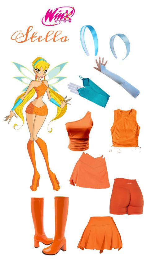 Winx Stella Outfits, Stella Costume, Costume Ideas, Quick Saves