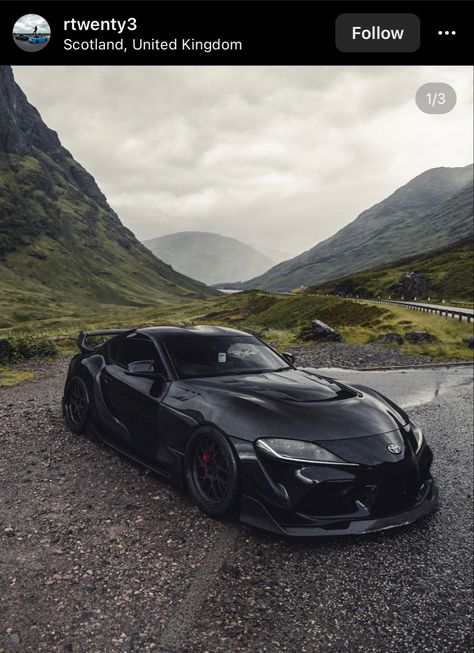 Black Toyota, Pretty Cars, Bmw M4, Futuristic Cars, Sports Cars Luxury, Car Wallpapers, Toyota Supra, Whips, Sports Cars