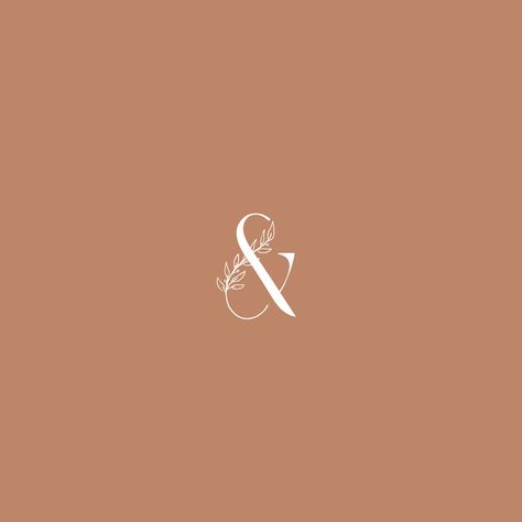 Ampersand design, brand design, logo design, floral Ampersand Tattoo Small, Ampersand Tattoo Creative, Floral Ampersand Tattoo, Ampersand Tattoo Meaning, Tattoo Ampersand, Floral Ampersand, Ampersand Tattoo, Ampersand Logo, Ampersand Design