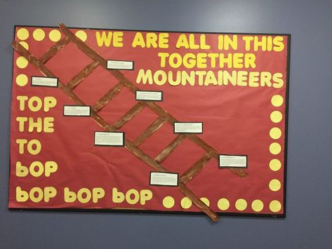 High School Musical | Bulletin Board | RA | College | Residence Life | Life Skills | Resident Assistant High School Musical Bulletin Board Ideas, Bulletin Board College, College Residence, Ra College, College Bulletin Boards, Residence Life, Resident Assistant, Ra Ideas, Bulletin Board Ideas