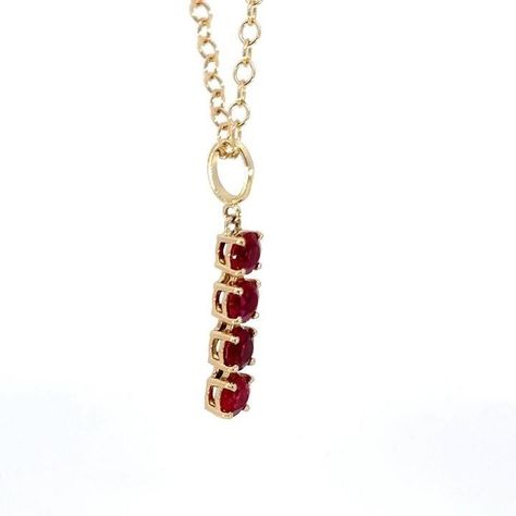 18k yellow gold pendant and chain with lab grown rubies. Something warm to stay close to your heart this Valentine’s Day. Contact us to… | Instagram Custom Gold Jewelry, Custom Necklaces, Jewelry Design Inspiration, Ruby Pendant, Statement Pendant, Everyday Accessories, Yellow Gold Pendants, Elegant Necklaces, Custom Necklace